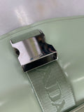 PRADA - Green Pocket Leather & Nylon Crossbody Bag