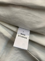 RIKA STUDIOS - Black Felt Wool Blazer Sz L