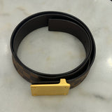LOUIS VUITTON - Reversible Damier Inventeur Belt 110