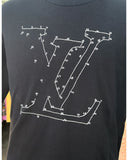 LOUIS VUITTON - LV Stitch Print & Embroidered T-Shirt