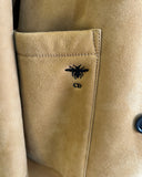 DIOR - Lamb Shearling Reversible Coat Sz IT 44