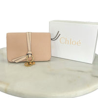 CHLOÉ - NWT Leather Compact Wallet in Blush /Nude