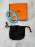 HERMÈS - Chaine d'Ancre Scarf Ring Blue