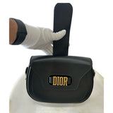 DIOR - D-Fence Black Saddle Bag & Two Straps