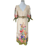 ZIMMERMANN - Tropicana Tie Sleeve Dress Sz 2