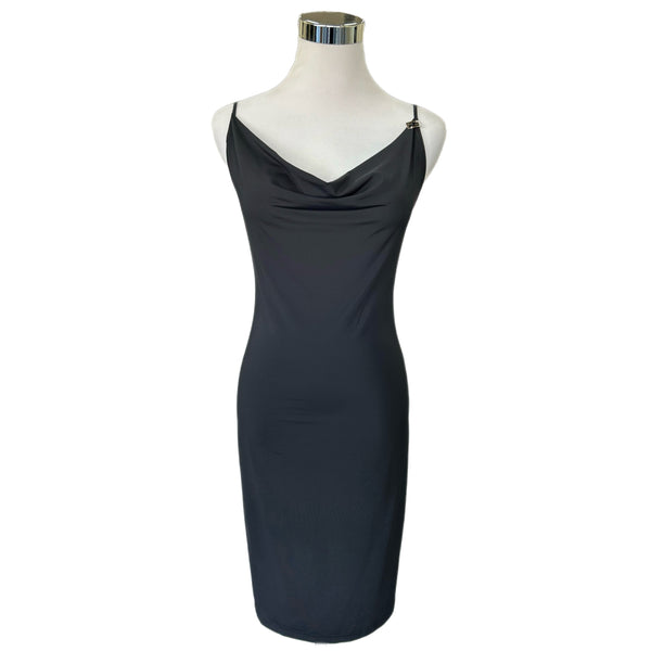FENDI - Black Cowl Neck Slip Dress Sz S