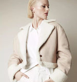 SASS & BIDE - Lamb Shearling 2 in 1 - Jacket & Coat Sz M