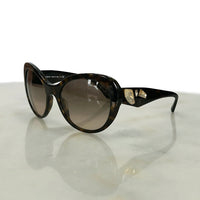 PRADA - Tortoiseshell Jewelled Butterfly Sunglasses