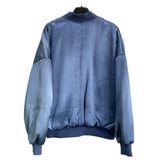 MAX MARA LEISURE -Sierra Satin Bomber Jacket Sz IT 44