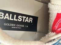 GOLDEN GOOSE - Ball Star Sneakers in Blue/White Sz 40