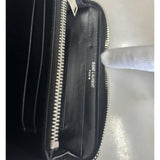 SAINT LAURENT - Cassandre YSL Croc Wallet