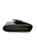 GUCCI - Buckle Continental Leather Wallet in Olive Green