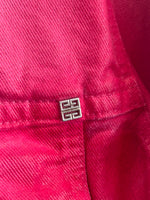 GIVENCHY - Luster Denim Jacket in Pink Sz S