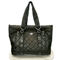 CHANEL - 8 Knots Leather Tote in Deep Olive