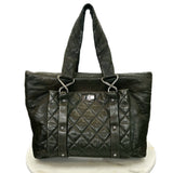 CHANEL - 8 Knots Leather Tote in Deep Olive
