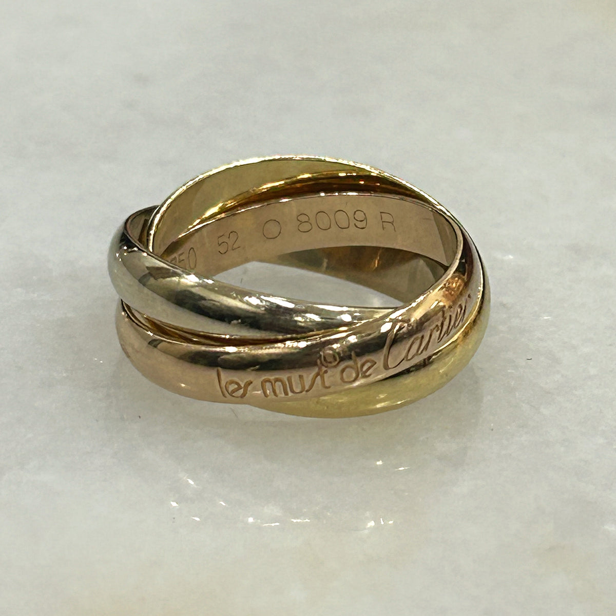 CARTIER - Les Must De Cartier Trinity Ring Sz 52