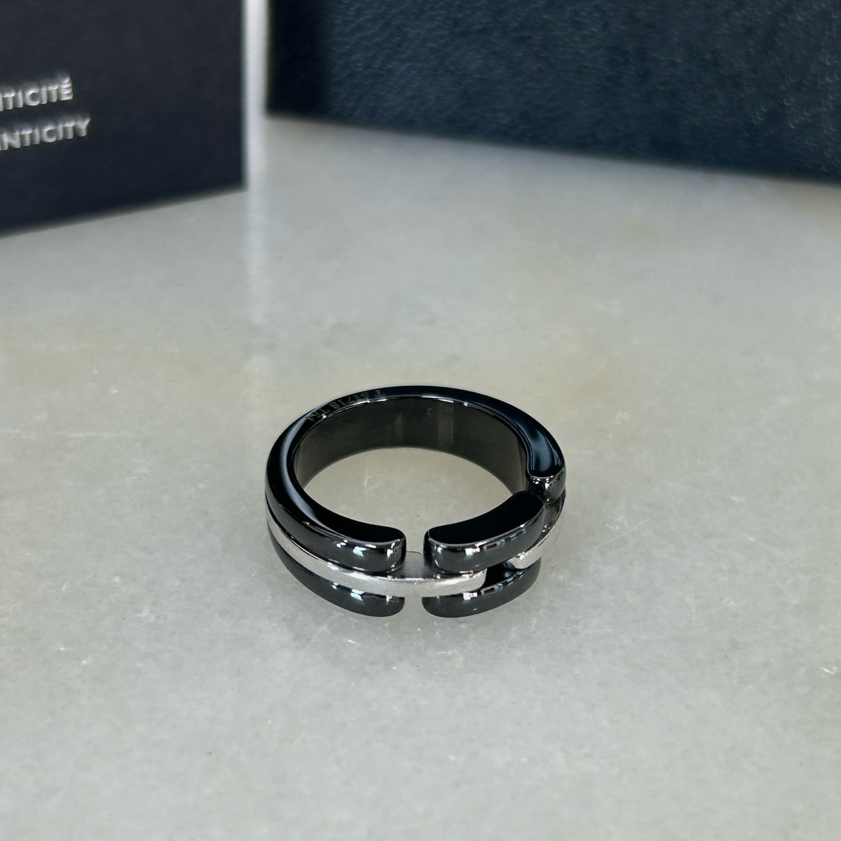 CHANEL - Ultra Ring Ceramic & 18k White Gold