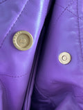 CHANEL 22 Handbag in Purple Leather - Medium