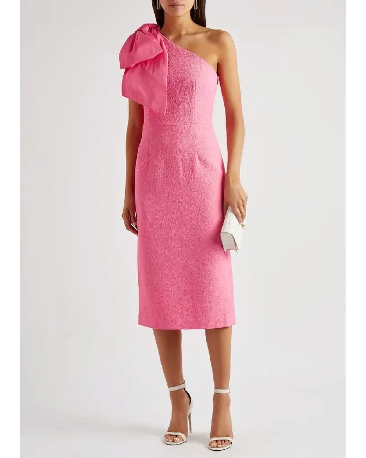 REBECCA VALLANCE - Montez Pink Midi Dress Sz 12