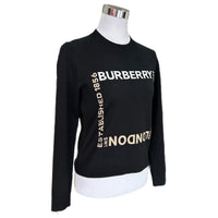 BURBERRY - Horseferry Square Wool-Blend Jumper Sz XS