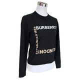 BURBERRY - Horseferry Square Wool-Blend Jumper Sz XS