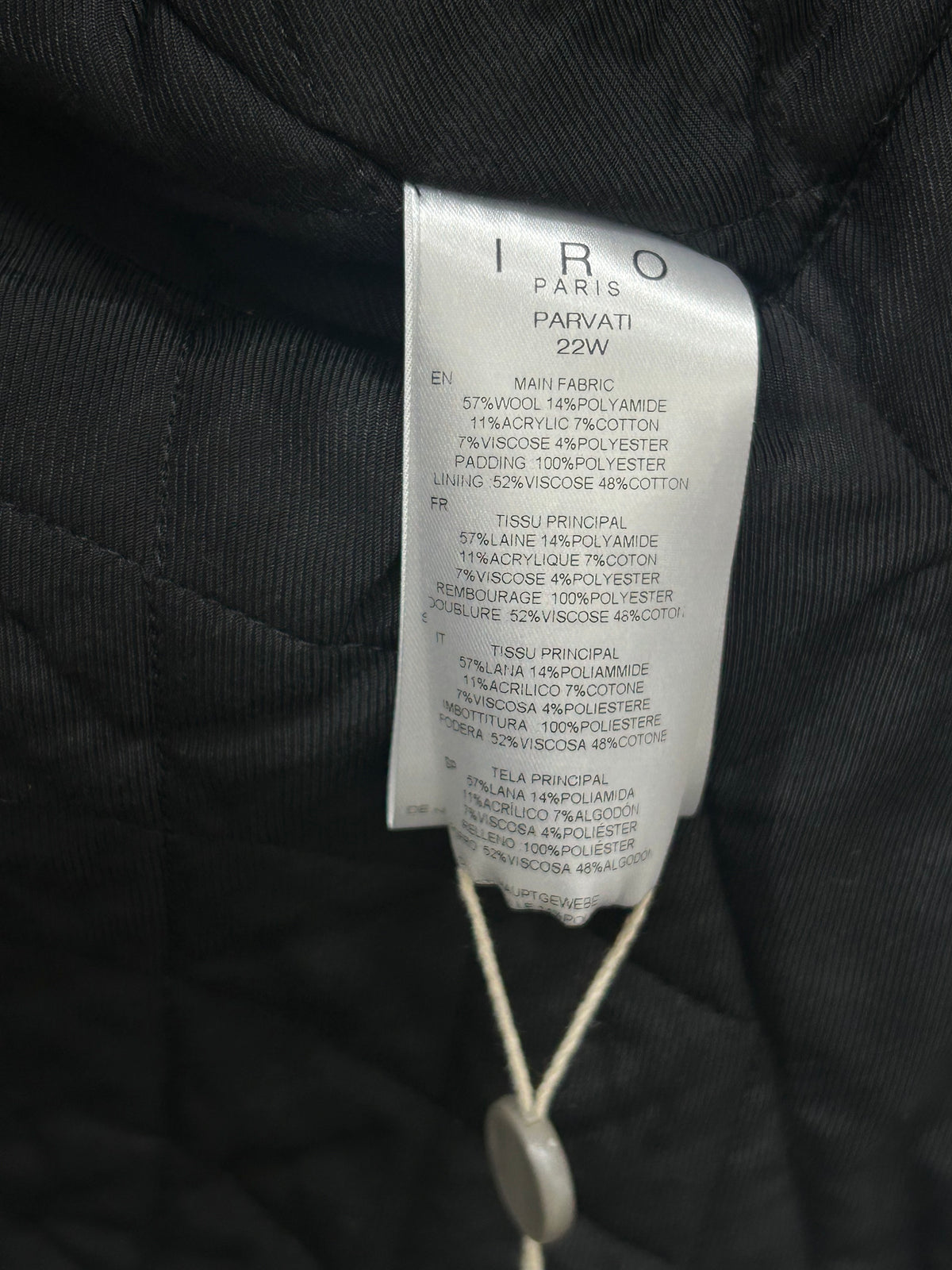 IRO - Parvati Bouclé Tweed Jacket Sz M