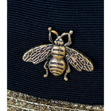 GUCCI - Bee Embellished Lamé Straw Hat