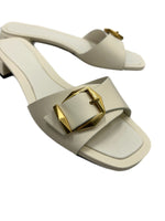 JIMMY CHOO - Hawke Mule Flats in Latte/Gold Sz 40 EU