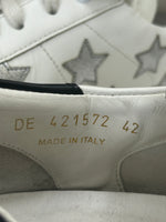SAINT LAURENT - Silver Star Court Sneakers Sz EU 42