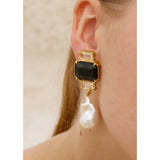 CHRISTIE NICOLAIDES - Bambina Pearl & Crystal Earrings