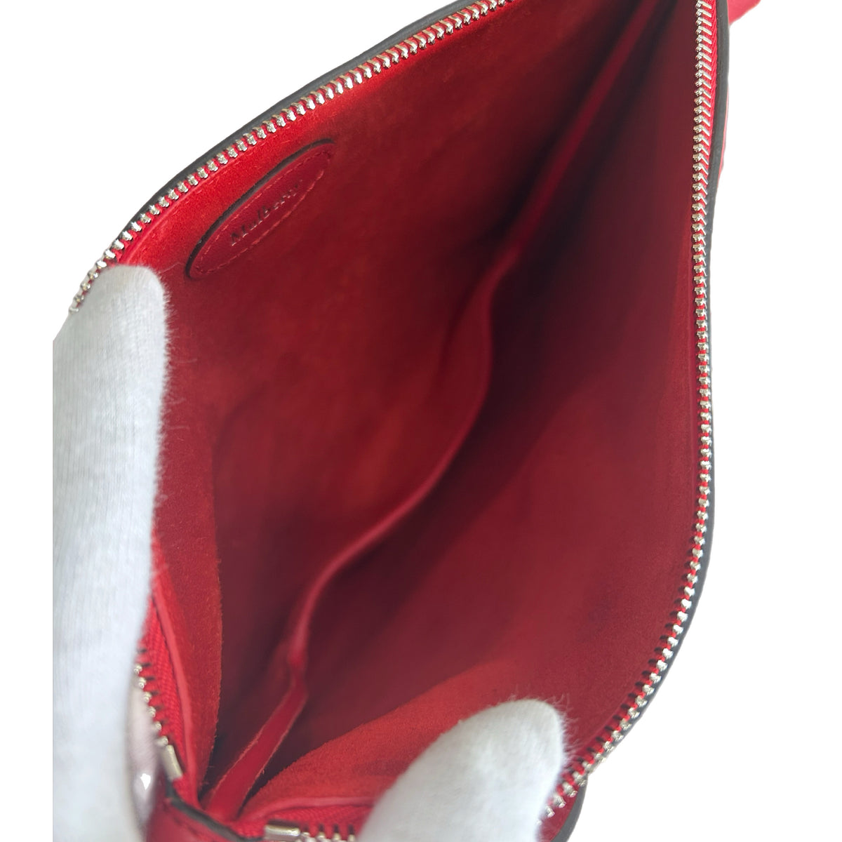 MULBERRY - M Zipped Red Leather Shoulder Bag