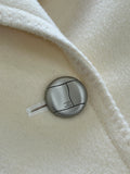 CHANEL - Cream Wool Blazer Sz FR 40