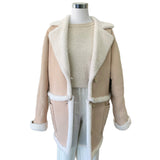 SASS & BIDE - Lamb Shearling 2 in 1 - Jacket & Coat Sz M