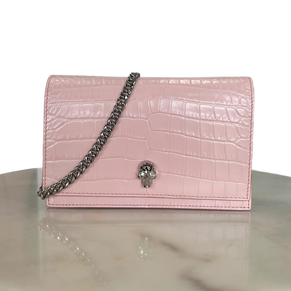 ALEXANDER McQUEEN - Small Skull Bag in Rose