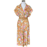 ZIMMERMANN - Pattie Floral Print Linen Jumpsuit Sz 3