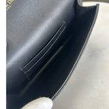 DIOR - Caro Pouch Chain Bag - Black Cannage Leather