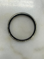 CHANEL - Black Resin Crystal CC Bangle