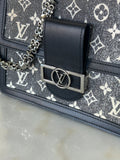 LOUIS VUITTON - Dauphine MM Denim & Leather Bag
