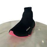 BALENCIAGA - Speed 2.0 Sneakers Black & Pink Sz 39