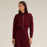 SCANLAN THEODORE - Cashmere Collared Bomber Sz M
