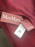 MAX MARA STUDIO - Virgin Wool Hooded Coat Sz IT 46