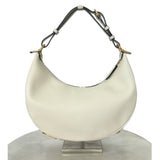 FENDI - Fendigraphy Small White Leather Bag