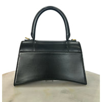 BALENCIAGA - Hourglass Small Black Handbag