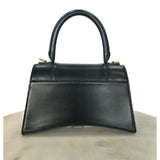 BALENCIAGA - Hourglass Small Black Handbag