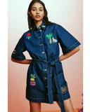 ALEMAIS - NWT Jada Denim Mini Dress Sz 16