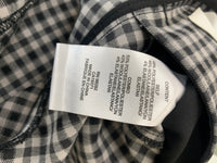 TIBI - Gingham-Check Drill Cropped Jacket Sz L