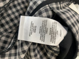 TIBI - Gingham-Check Drill Cropped Jacket Sz L