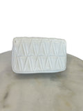 VERSACE - Vertus White Quilted Mini Bag