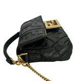FENDI - Mini Baguette Black Bag