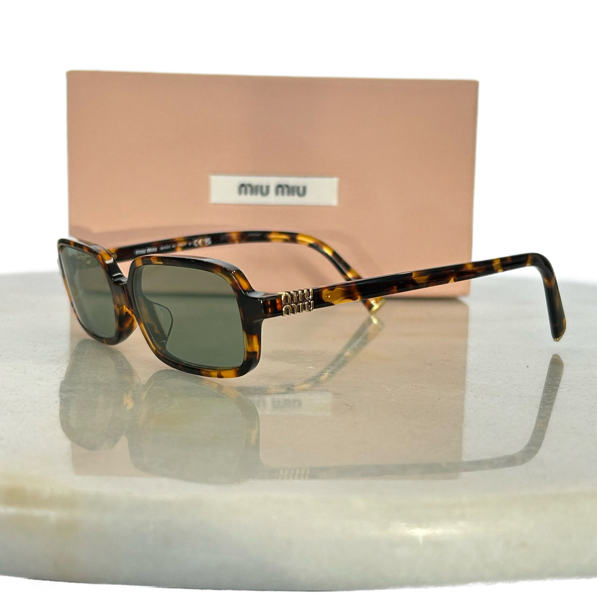 MIU MIU - Rectangle Frame Sunglasses
